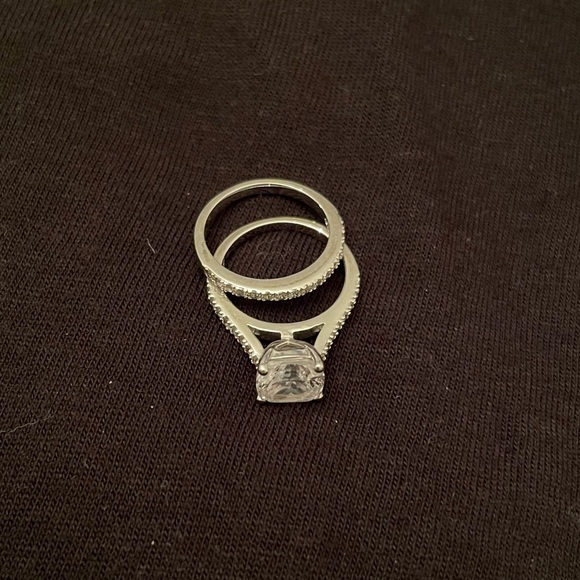 Silver wedding ring set from bitter sweet - Picture 3 of 11